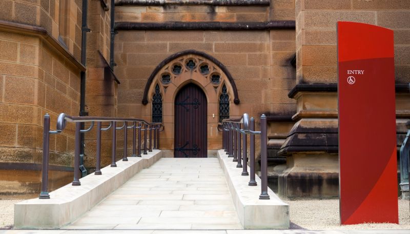 Church Ada Ramp Installation