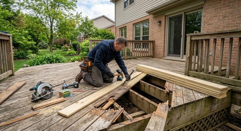 Deck Stairs Repair in Redmond, WA